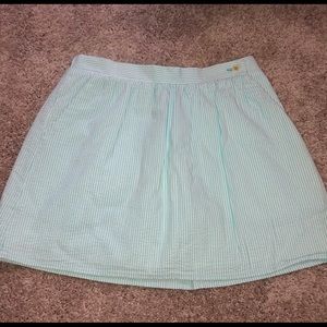 Lilly Pulitzer seersucker skirt